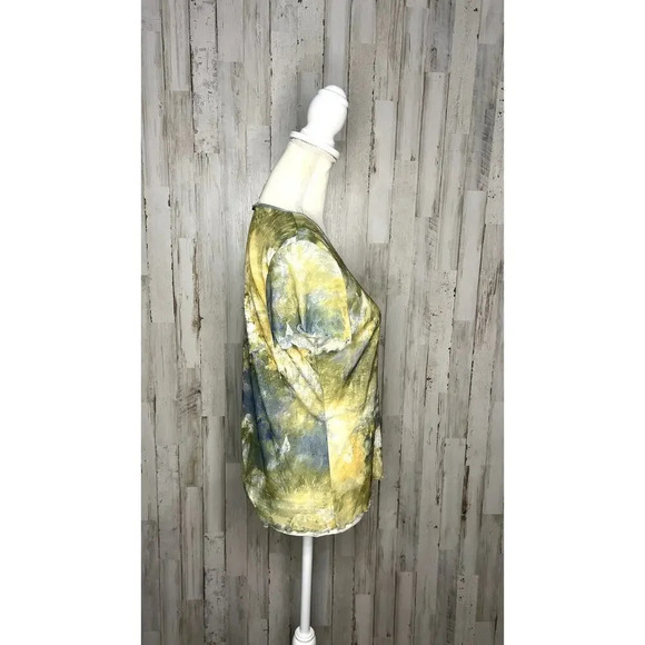 Josephine Chaus Sport Women's Floral Print Short Sleeve T-Shirt Size Medium‎ - Picture 2 of 5